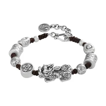 Golden Linmen S999 Fine Silver Pure Silver Bracelets Unisex