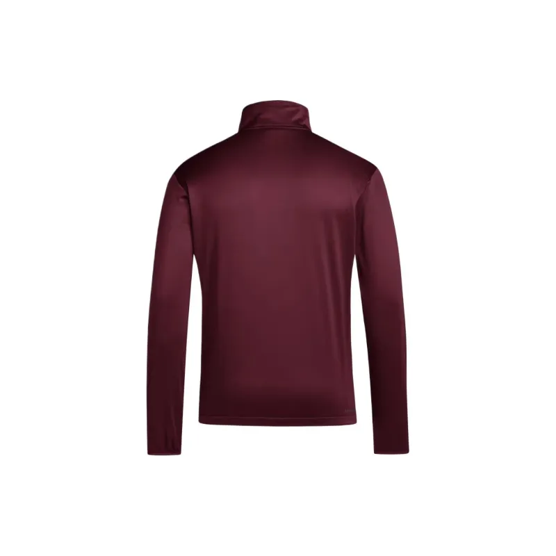 Adidas Free Shipping With AdiClub Texas A&M Aggies Long Sleeve 1/4-Zip Knit Jacket-1