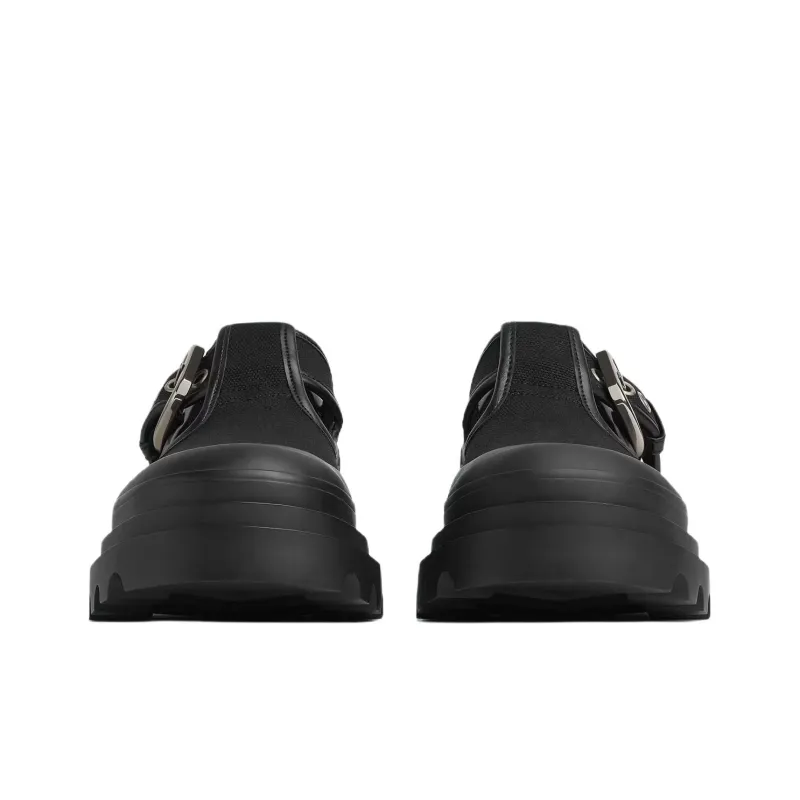 Bottega Veneta Trek Casual Single Shoes 7cm Women's Black-2