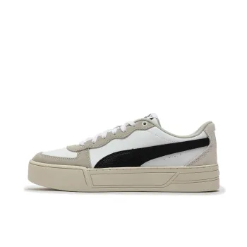 PUMA Wear Resistant Low Top Skateboard Shoes Women's Gray Black