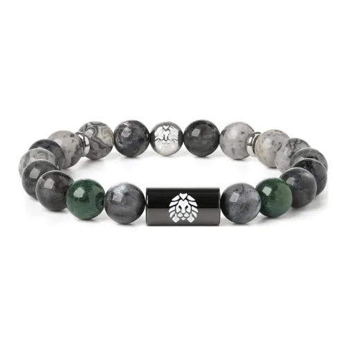 Rastaclat Map Stone Small Lion Chinese Style Beaded Bracelet Unisex