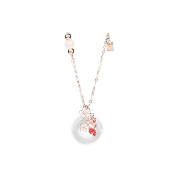 CHINA GOLD Chalcedony Necklaces Women's