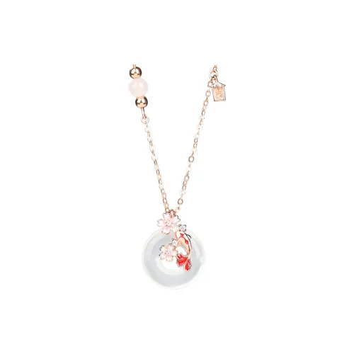CHINA GOLD Chalcedony Necklaces Women's