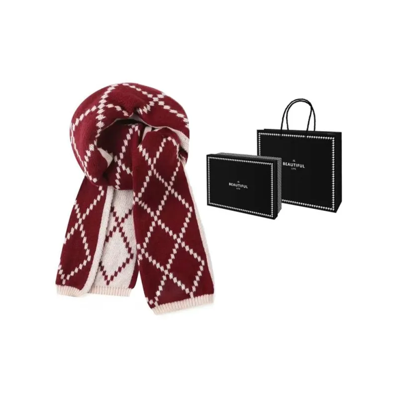 JKEM Knit Scarves Unisex-28