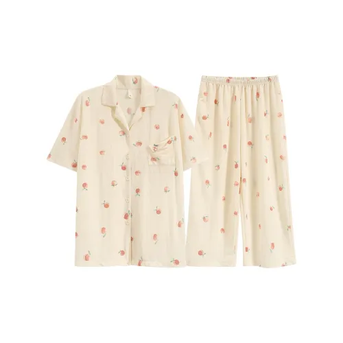 MADALLO Pajama Set Women's Apricot