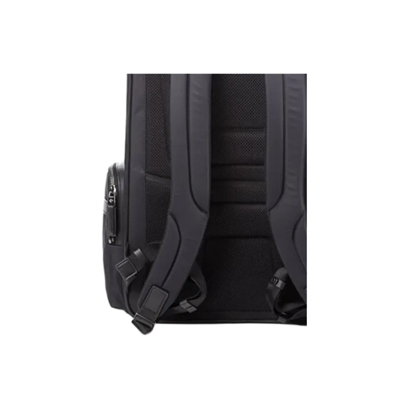 SAMSONITE Fabric With Synthetic Leather Backpack Large Size Women's Marine Blue-4
