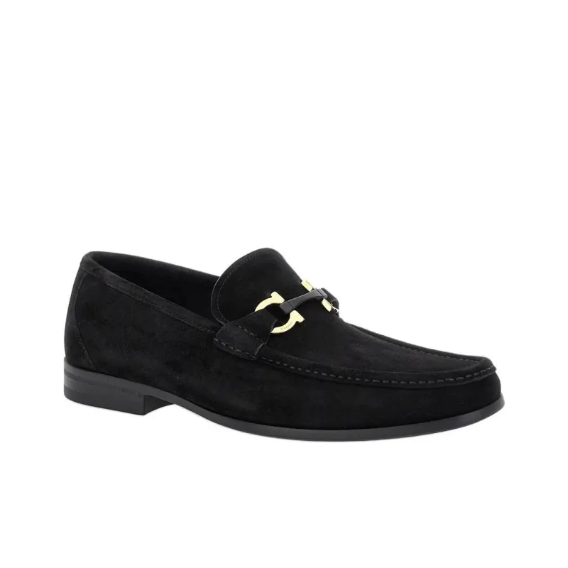 FERRAGAMO GANCINI Loafers Men's Black-2