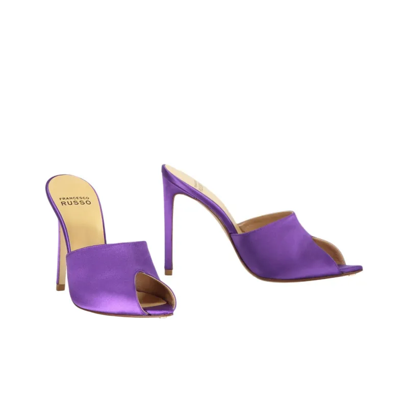 FRANCESCO RUSSO Slide Slippers Women's Purple-2