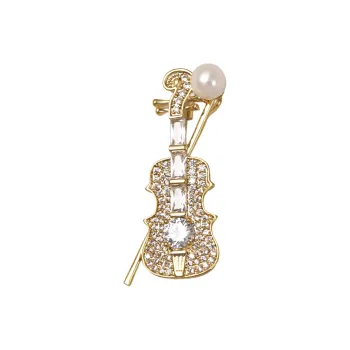 ORANGE SYMBOL Saltwater Pearl Brooches Women's