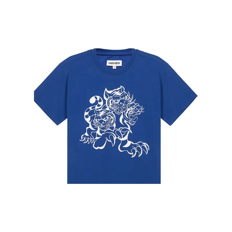 KENZO T-Shirts Men Royal Blue-4