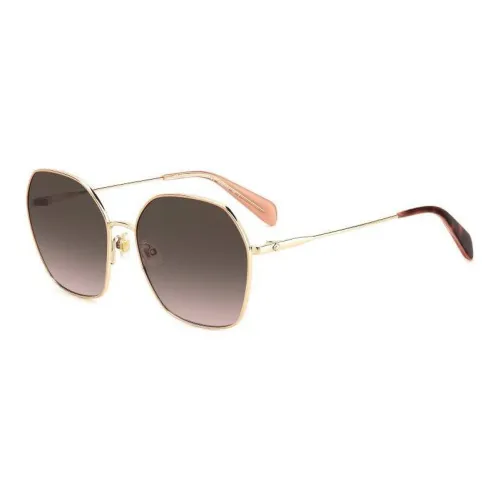Kate Spade Stainless Steel Metal Square Sunglasses Women's Gold