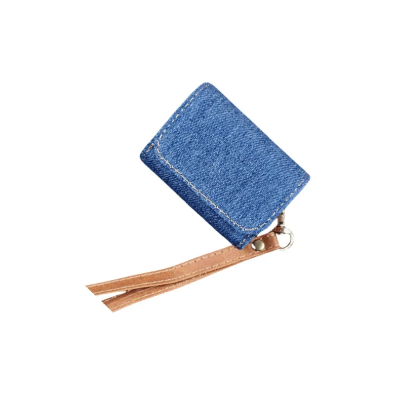 Baohuguang Compatibility With AirPods 1/4/pro 2 TPU Denim Minimalist Fully Enclosed Headphone Cases-7