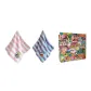 Crayon Shin-Chan Vertical Stripes Square Scarf (Pink White+Blue Purple)