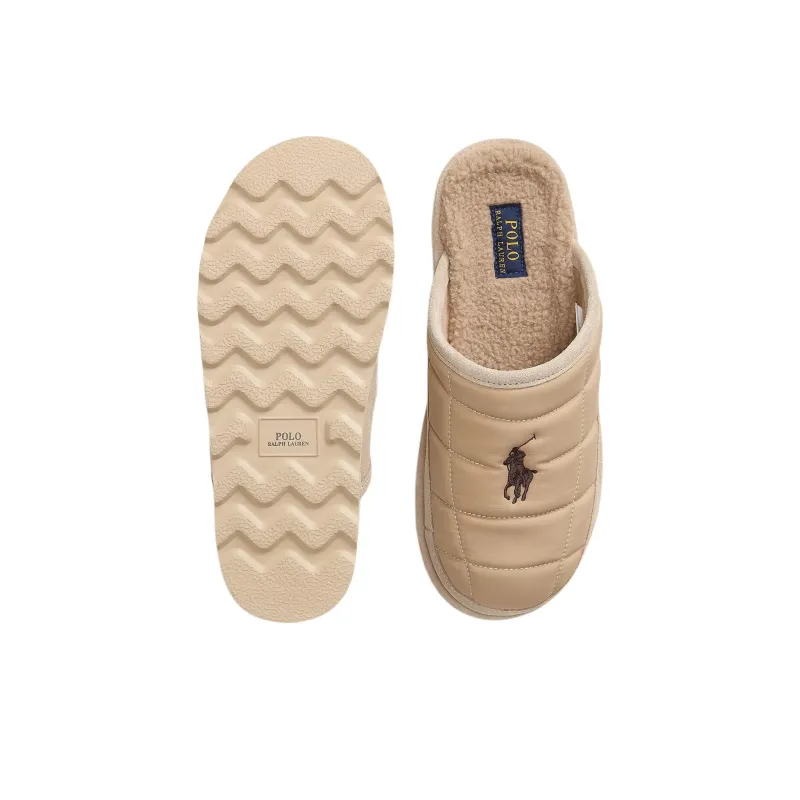 Polo Ralph Lauren Wrap-toe Slippers Men's Beige-4