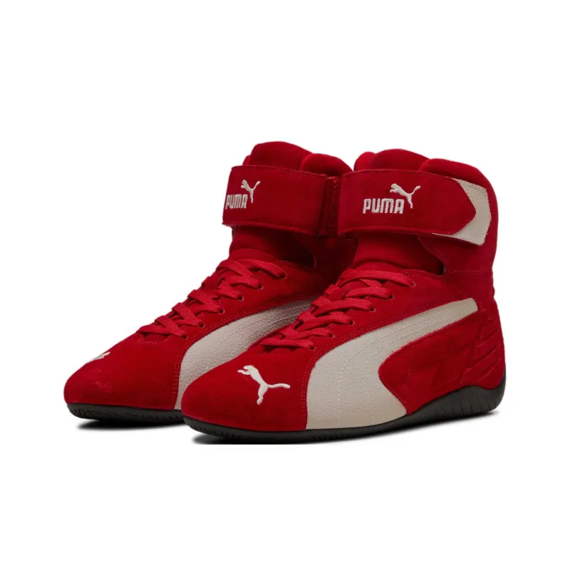 PUMA Durable Breathable High-Top Casual Shoes Unisex Red-2