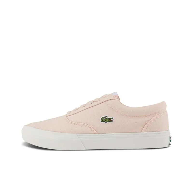 LACOSTE Low Top Canvas Shoes Women's Light Pink-0