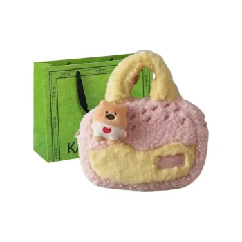 KARUISHA Plush Handbag Regular Women's Pink