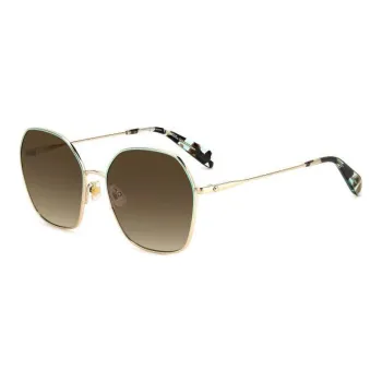 Kate Spade Metal Square Sunglasses Women's Gold
