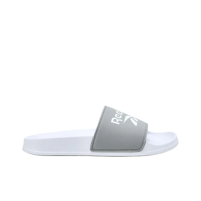 Reebok Slip Resistant Slide Slippers Women's Gray White-1