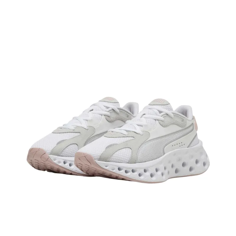 PUMA Softride Anti Slip Wear Resistant Low Top Casual Shoes Women's White-2