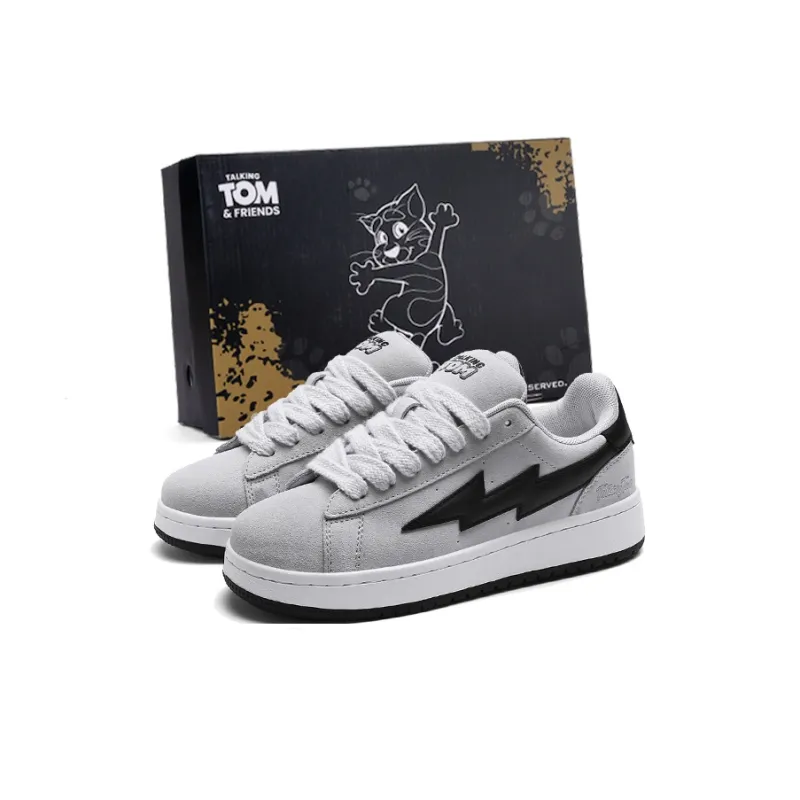 TALKING TOM Lightning Vengeance Storm Anti-Slip And Wear-Resistant Lightweight Low-Top Skateboard Shoes Unisex-22