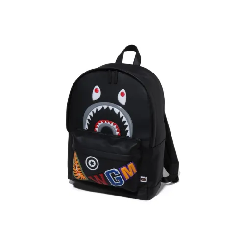 A BATHING APE Polyester Backpack Regular Unisex Black