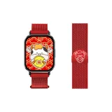 [Chinese Zodiac Ox | New Year Red]Beige Blue Magnetic Strap