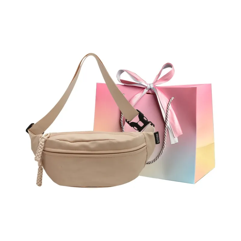 Aini Rabbit Canvas Bag, Fanny Pack, Crossbody Bag Regular Unisex Ecru/Pink/Orange/Red/Black-0