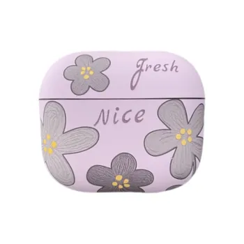 Baohuguang Compatibility With AirPods 1/4/pro 2 TPU Fresh Oil Painting Floral Individual Fully Enclosed Headphone Cases