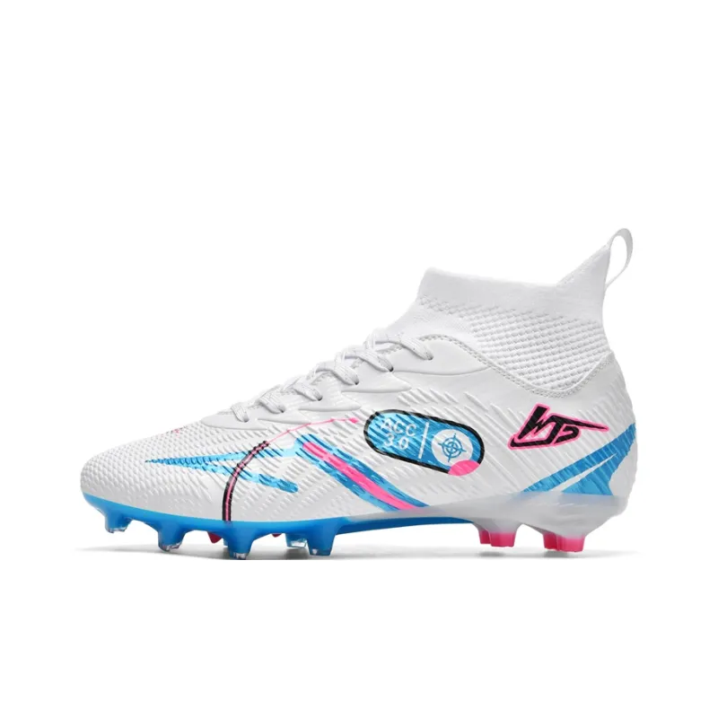 WEJIESS TF Rubber Broken Studs Soft Ground Firm Ground Anti-Slip Wear-Resistant Soccer Shoes Unisex-16