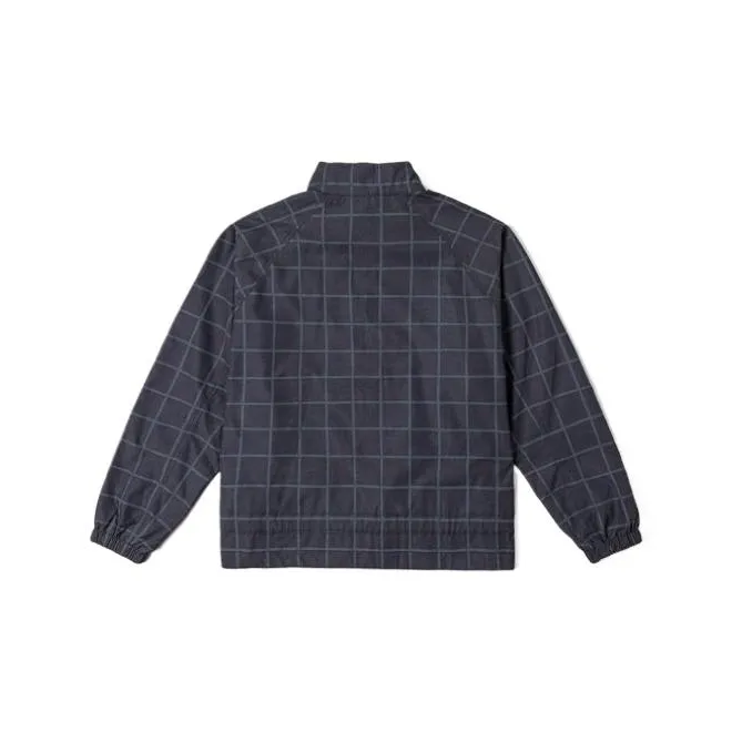 Vans Jacket Stand Collar Coat Women's Black Blue-1