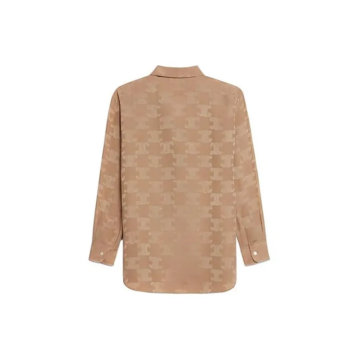 CELINE Shirts Women's Brown-1