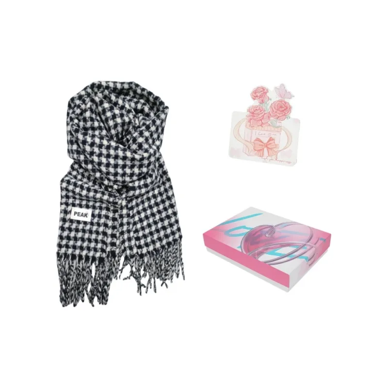 PEAK Knit Scarves Unisex-5