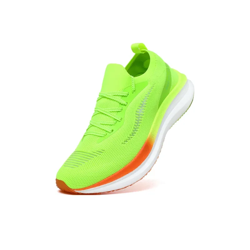 VOIT Running Shoes Unisex Low Top Neon Green-1