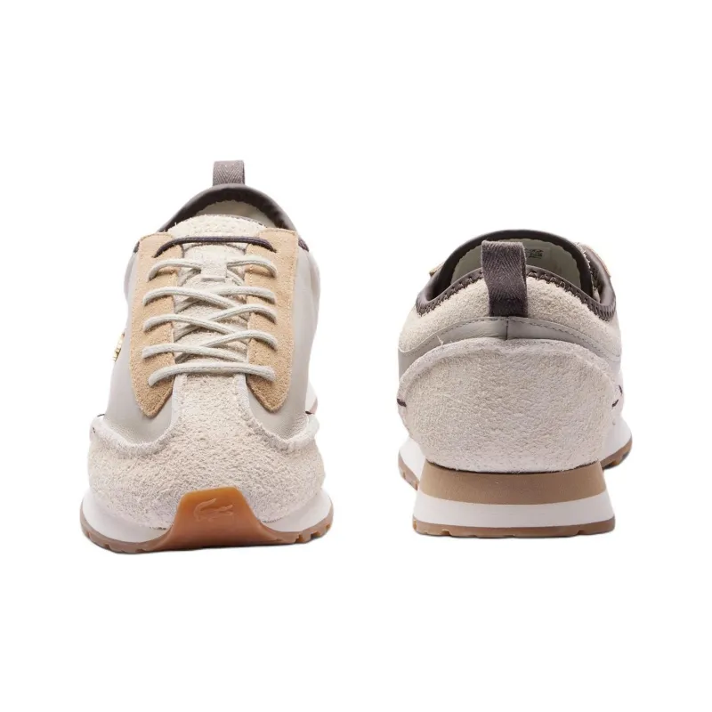 LACOSTE Maison Château Rouge Collaboration Low Top Casual Shoes Men's Beige-3