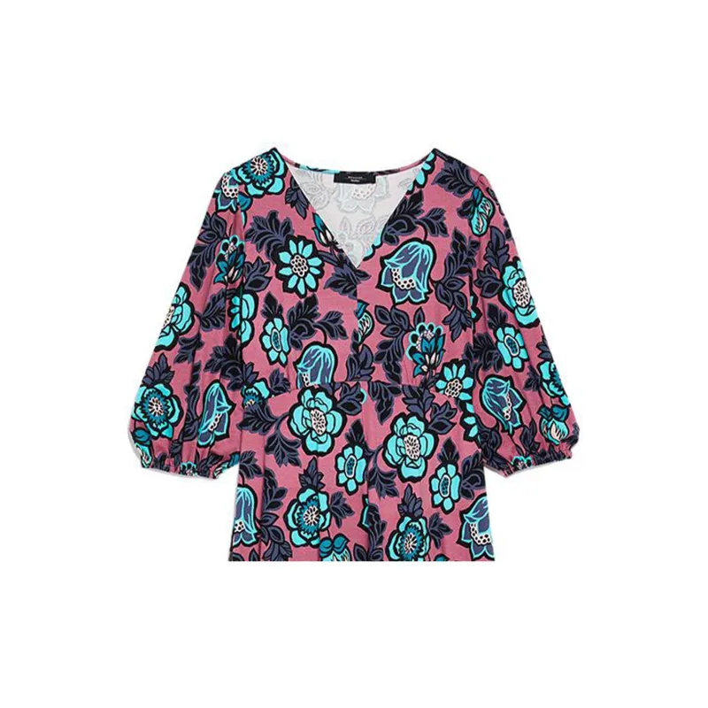WEEKEND MaxMara Long-Sleeved Dresses Women's Pink-5