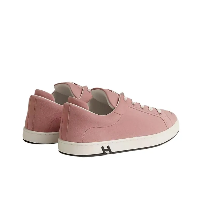 HERMES Low Top Skateboard Shoes Women's Pink-2