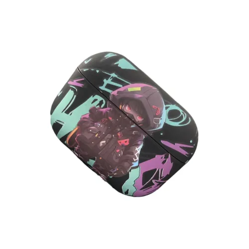 Baohuguang Compatibility With AirPods 1/4/pro 2 TPU Super Cool Hip Hop Boy Matte Impact Resistant Headphone Cases