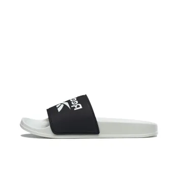 Reebok Slip Resistant Abrasion Resistant Slide Slippers Women's White Black
