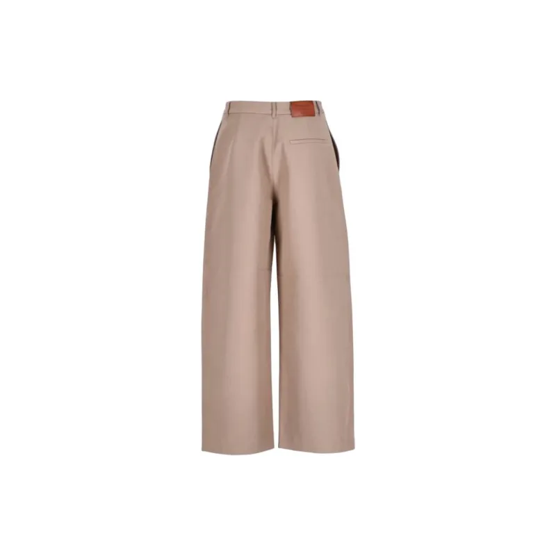 Acne Studios Wide Leg Twill Trousers-1