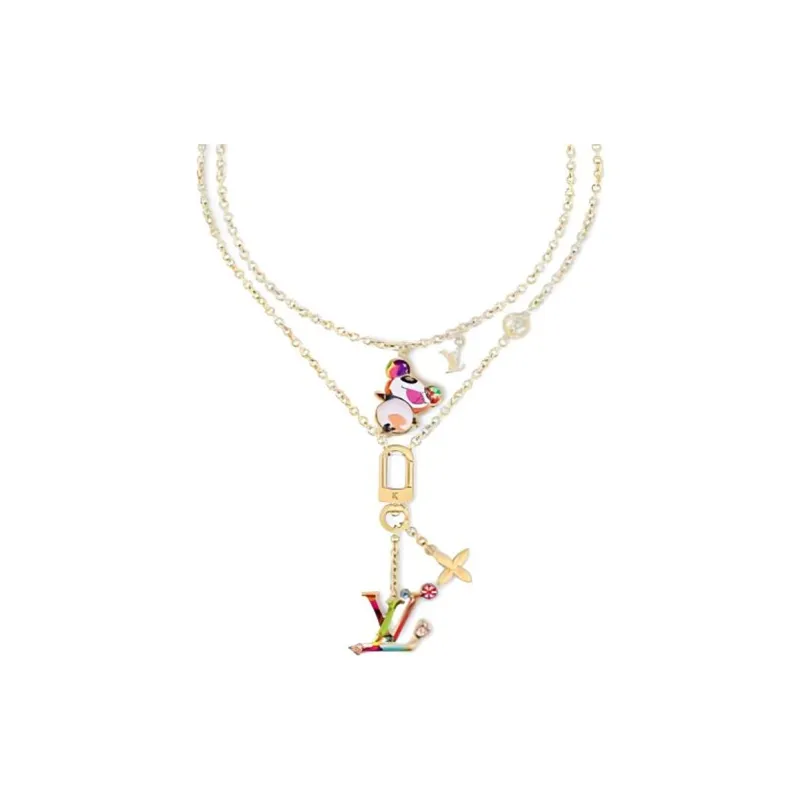 LOUIS VUITTON X Takashi Murakami Superflat Necklace-0