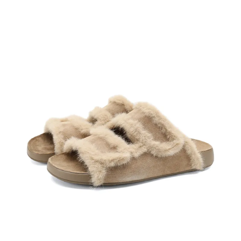 SAFIYA Slide Slippers Women's Apricot/Yellow-0
