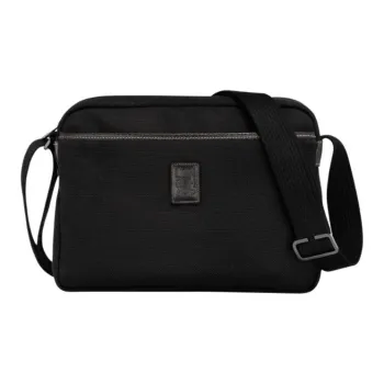 LONGCHAMP Boxford Polyester Camera Bag, Shoulder Bag Medium Size Unisex Black