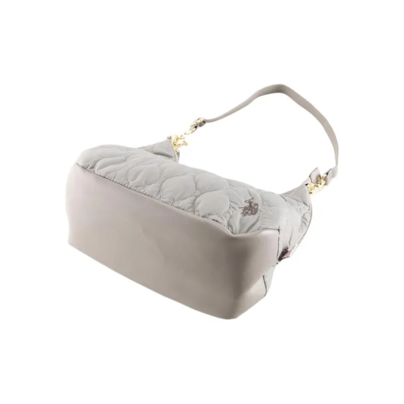 U.S. POLO ASSN. Nylon Shoulder Bag Large Size Women's Gray-3