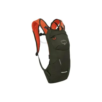 OSPREY Nylon Outdoor Mountaineering Bag, Backpack Unisex Black