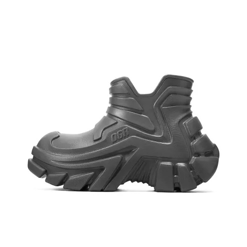 OGR MarkⅠXXL Ankle Boots 6cm Unisex Gray