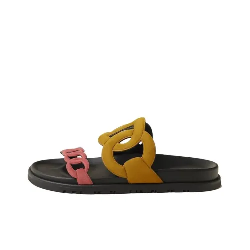 HERMES Extra Slide Slippers Women's Yellow