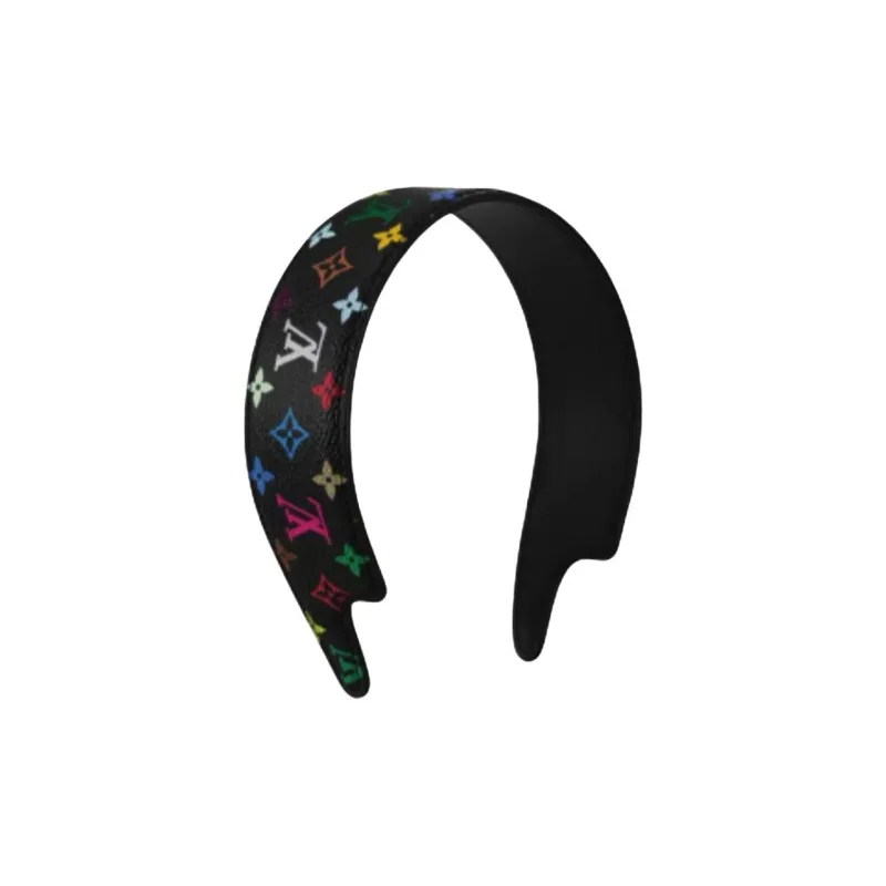 LOUIS VUITTON X Takashi Murakami Monogram Multicolor Lv Outline Headband-0