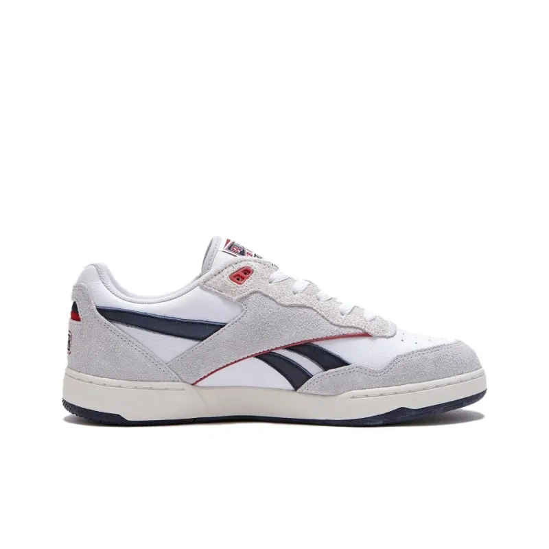 Reebok BB 4000 Anti Slip Wear Resistant Low Top Skateboard Shoes Unisex Gray-1