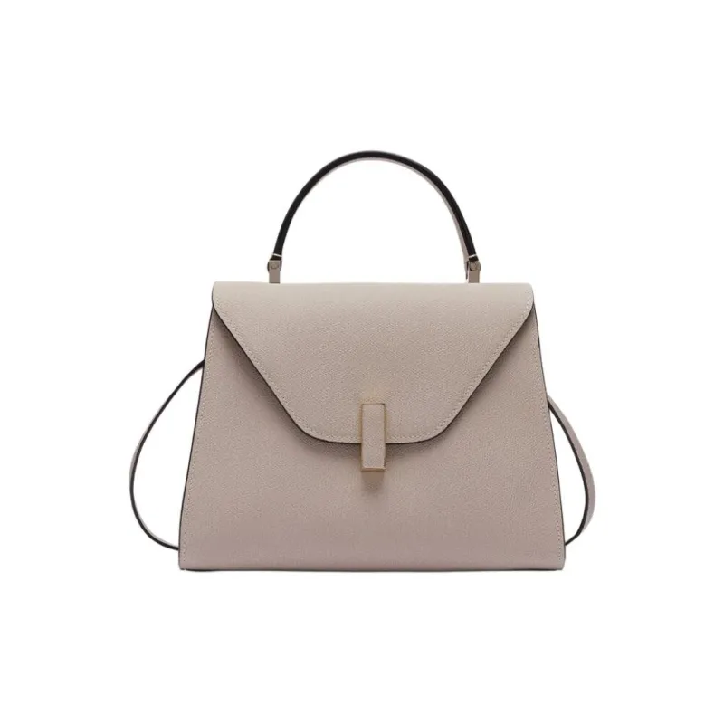 Valextra Iside Cow Leather One Shoulder Handbags Medium Size Women's Nude Pink-0